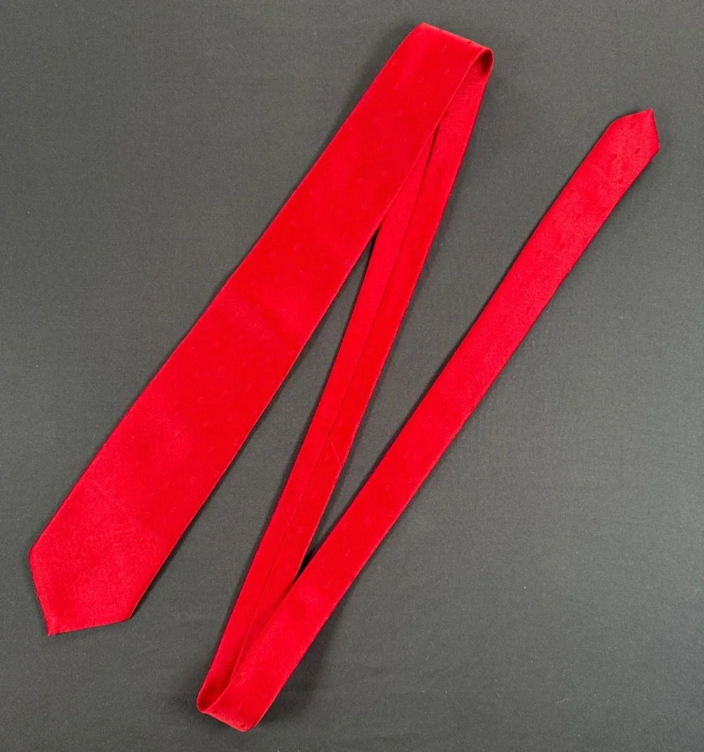Wembley Red Neck Tie - Vintage!